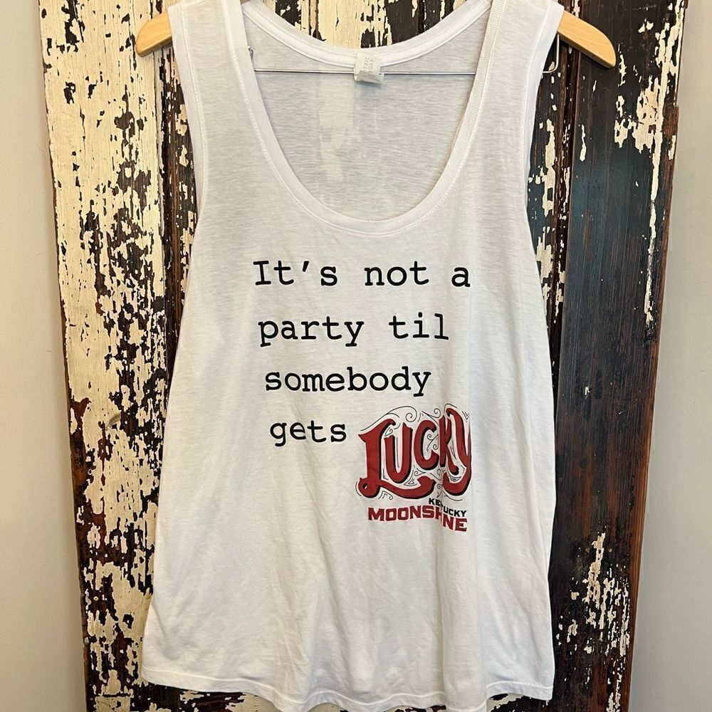 Women’s Lucky Kentucky moonshine tank.  Size XXL.